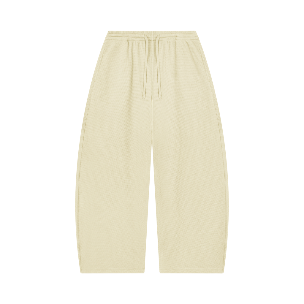 Waffle Barrel Leg Pants