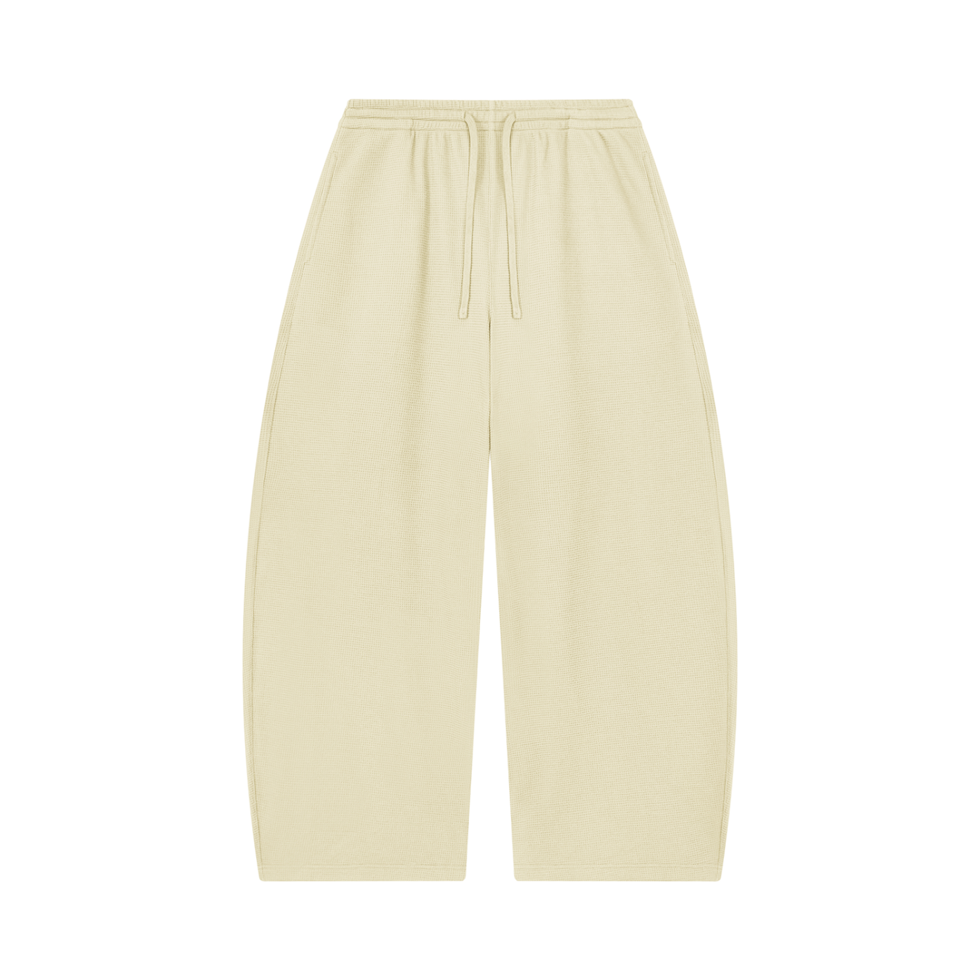 Waffle Barrel Leg Pants
