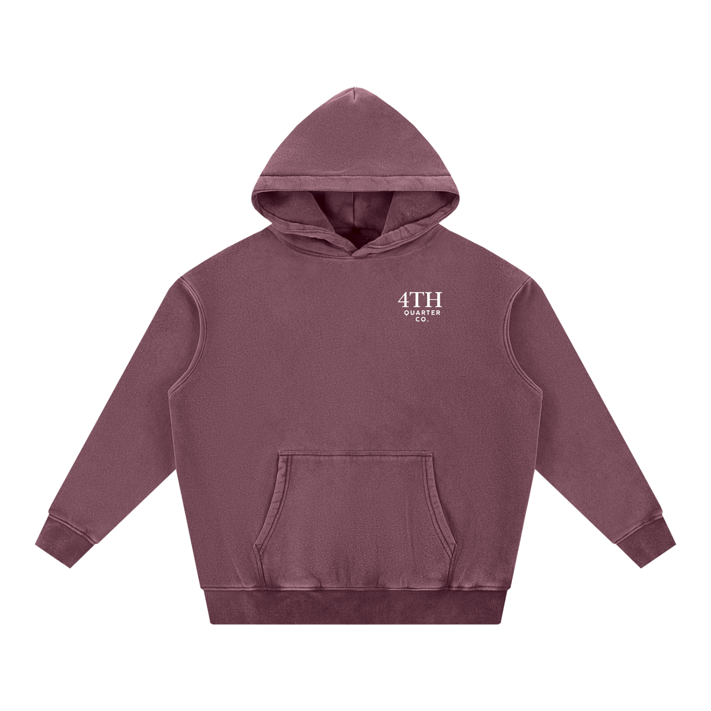 Tuscaloosa on the Map - Snow Wash Fleece Oversize Hoodie