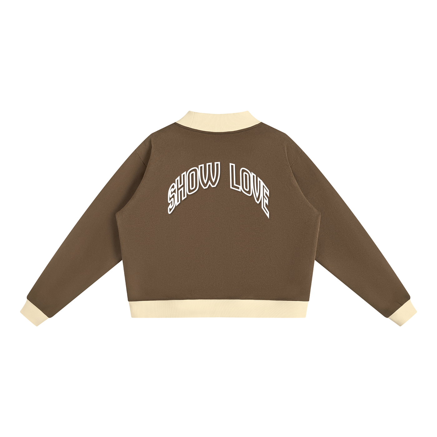Women’s Mock Neck Crewneck Sweatshirt